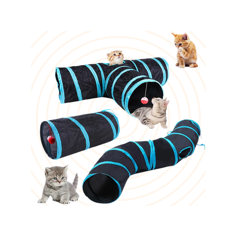 Foldable Crinkle Cat Tunnel