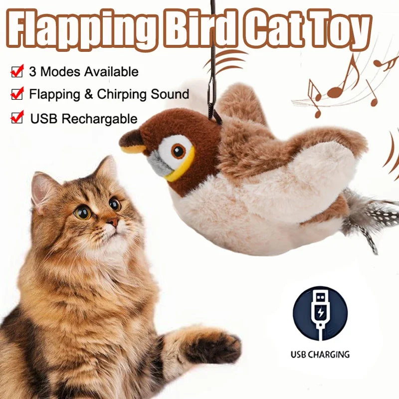 Flapping Bird Cat Toy