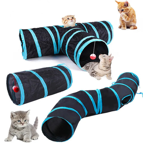Foldable Crinkle Cat Tunnel