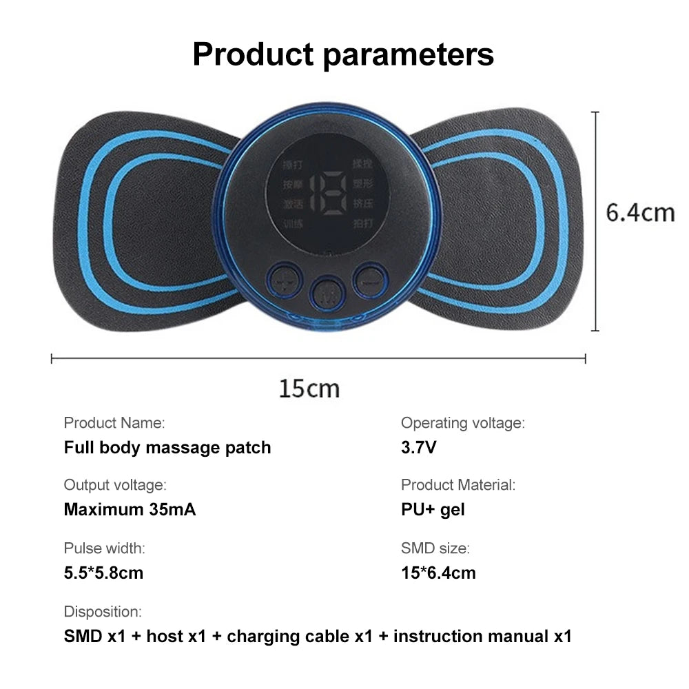 Mini EMS Neck Massager